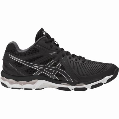 Férfi Asics Gel-Netburner Ballistic Mt Röplabda Cipő AS1683240 Fekete/Sötét Szürke